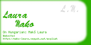 laura mako business card